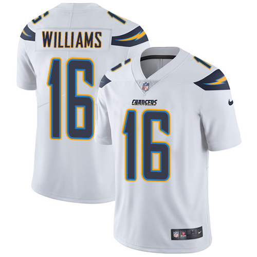 Nike Chargers #16 Tyrell Williams White Men's Stitched NFL Vapor Untouchable Limited Jersey